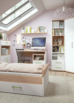4KIDS 1 Door Desk Mobile with Lemon Handles