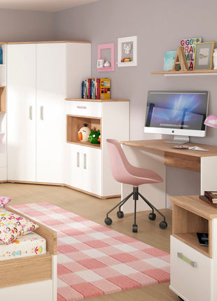 4KIDS 1 Door Desk Mobile with Lemon Handles