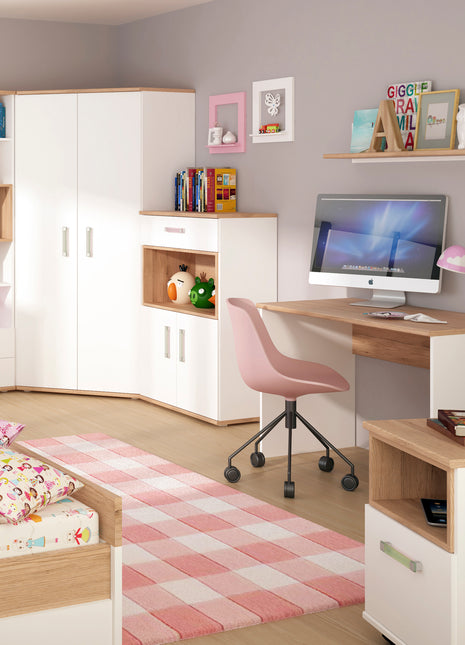 4KIDS 1 Door Desk Mobile with Lemon Handles