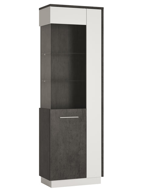 Zingaro Tall Glazed Display Cabinet (LH)