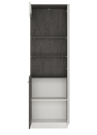 Zingaro Tall Glazed Display Cabinet (LH)