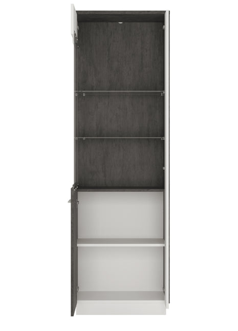 Zingaro Tall Glazed Display Cabinet (LH)