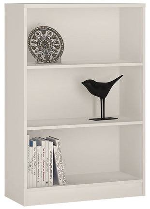 4 You Medium Wide Bookcase In Pearl White