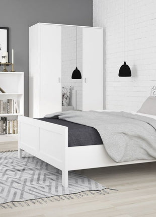 4 You Medium Wide Bookcase In Pearl White