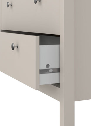 Madrid Double Dresser 4+4 Drawers in Cashmere