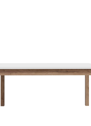 Wensley Dining Table in Light Grey and Oak