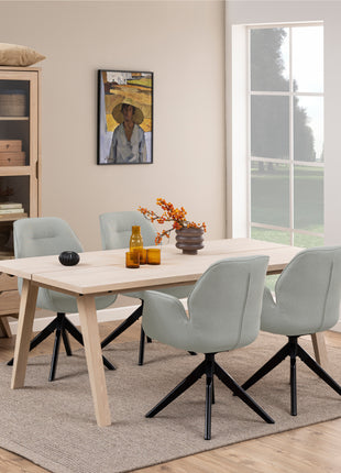 A-Line Rectanglar Dining Table in White Oak
