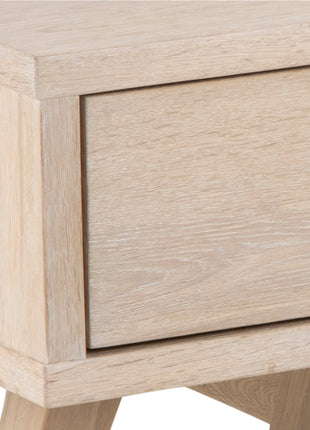A-Line TV Unit with 2 Drawers in White Oak