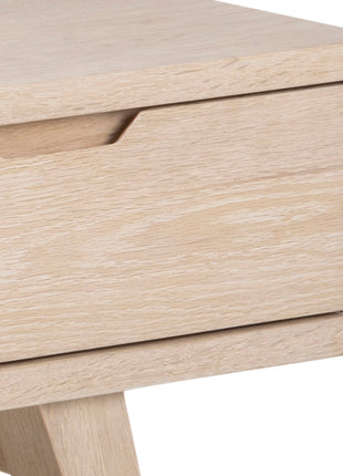 A-Line TV Unit with 2 Drawers in White Oak