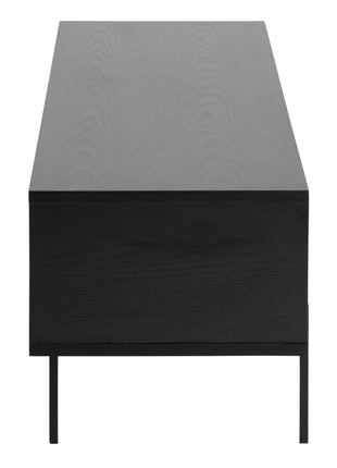 Angus TV Unit with 1 Sliding Door in Black