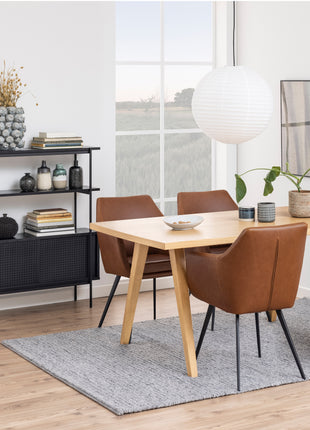 Angus Small Bookcase with 2 Sliding Doors in Black