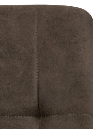 Waylor Dining Chair in Anthracite Fabric Set of 2