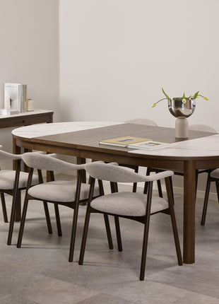 Southampton Extension Leaf in Smoked Oak Veneer Set of 2