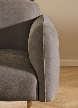 Westham 3 Seater Sofa in Fay Dusty Brown Fabric