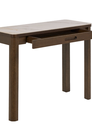 Southampton Console Table 1 Drawer in Cream Ceramic