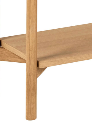 Braidwood Bookcase with 4 Shelves in Oak
