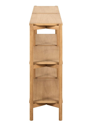 Braidwood Bookcase with 4 Shelves in Oak