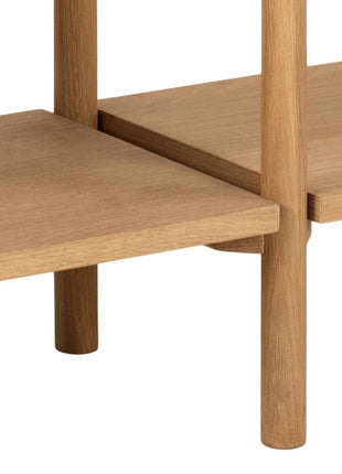 Braidwood Bookcase with 4 Shelves in Oak