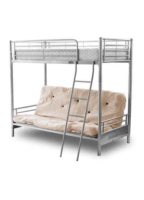 Alaska Futon Bunk Bed Silver