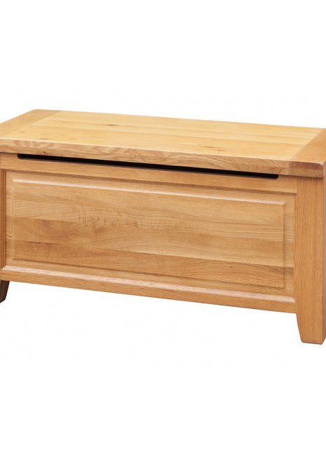 Acorn Solid Oak Blanket Box