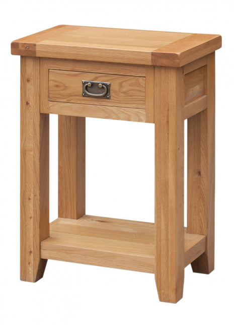 Acorn Solid Oak Hall Table 1 Drawer