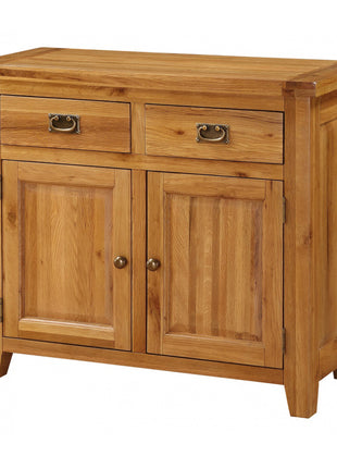 Acorn Solid Oak Sideboard Small 2 Doors & 2 Drawers
