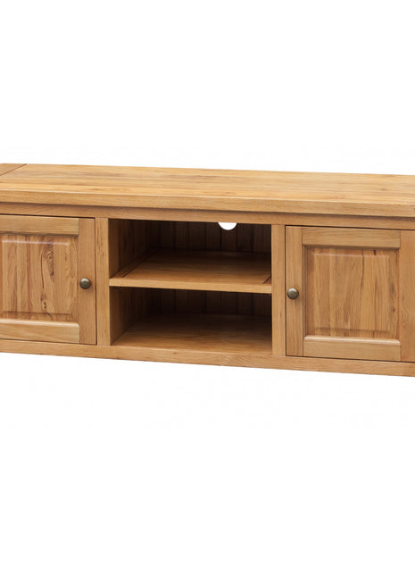 Acorn Solid Oak TV Unit Straight