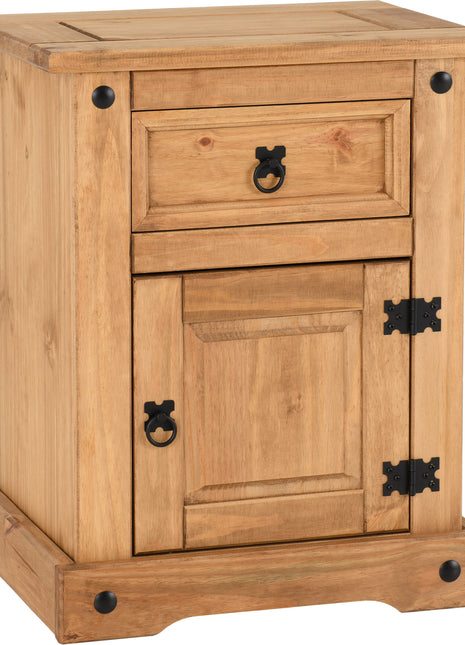 Corona 1 Drawer 1 Door Bedside