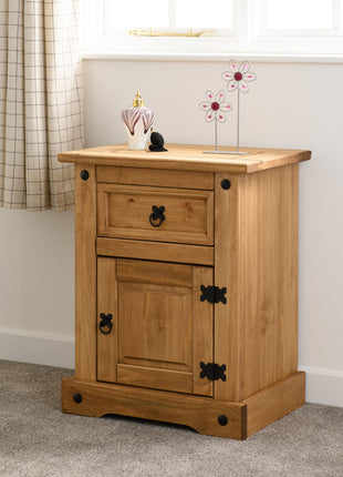 Corona 1 Drawer 1 Door Bedside