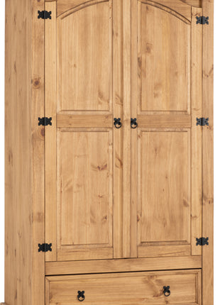 Corona 2 Door 1 Drawer Wardrobe