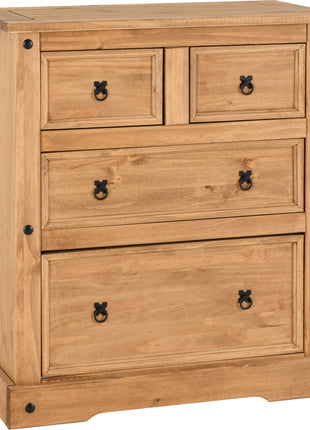 Corona 2+2 Drawer Chest