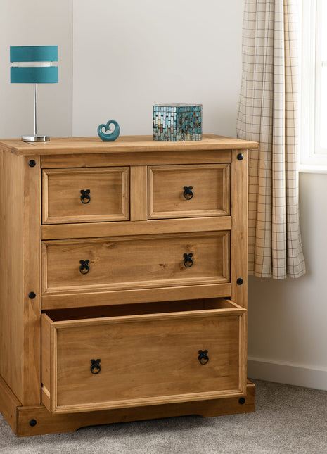 Corona 2+2 Drawer Chest