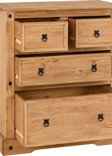 Corona 2+2 Drawer Chest