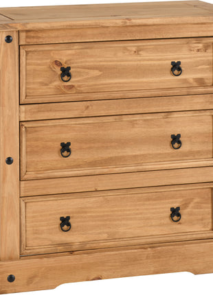 Corona 3 Drawer Chest