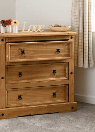Corona 3 Drawer Chest
