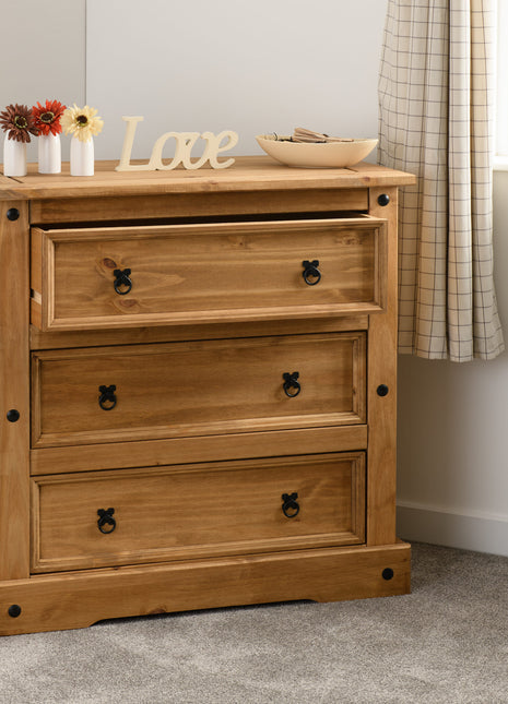 Corona 3 Drawer Chest