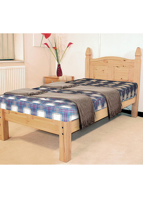 Corona Single Wooden Pine Bed Frame