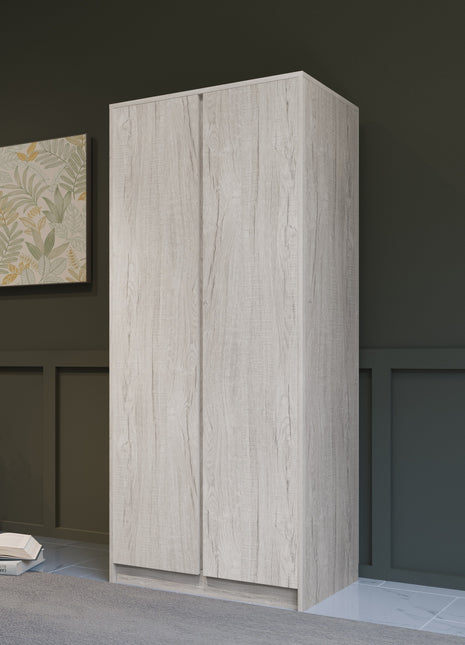 Malvern 2 Door Wardrobe Urban Snow