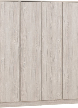 Malvern 4 Door Wardrobe Urban Snow
