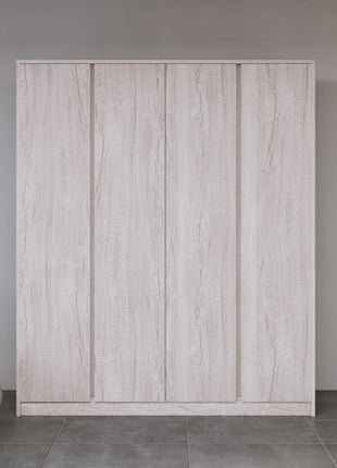 Malvern 4 Door Wardrobe Urban Snow
