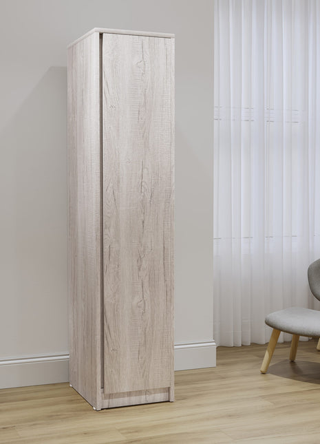 Malvern 1 Door Wardrobe Urban Snow