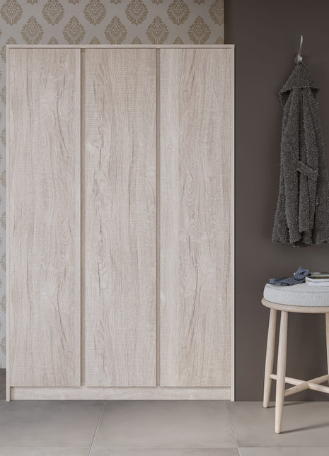 Malvern 3 Door Wardrobe Urban Snow