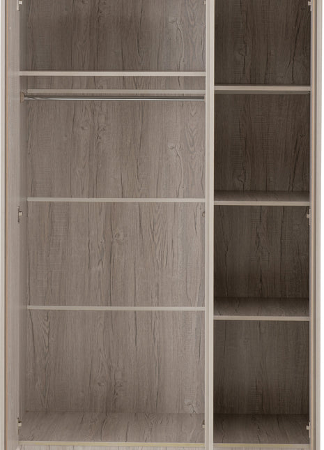 Malvern 3 Door Wardrobe Urban Snow
