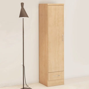 Nevada 1 Door 1 Drawer Wardrobe Oak