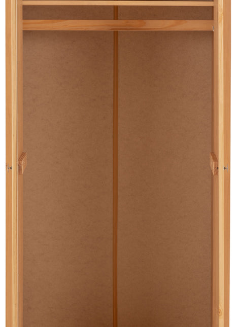 Oslo 2 Door Wardrobe Antique Pine